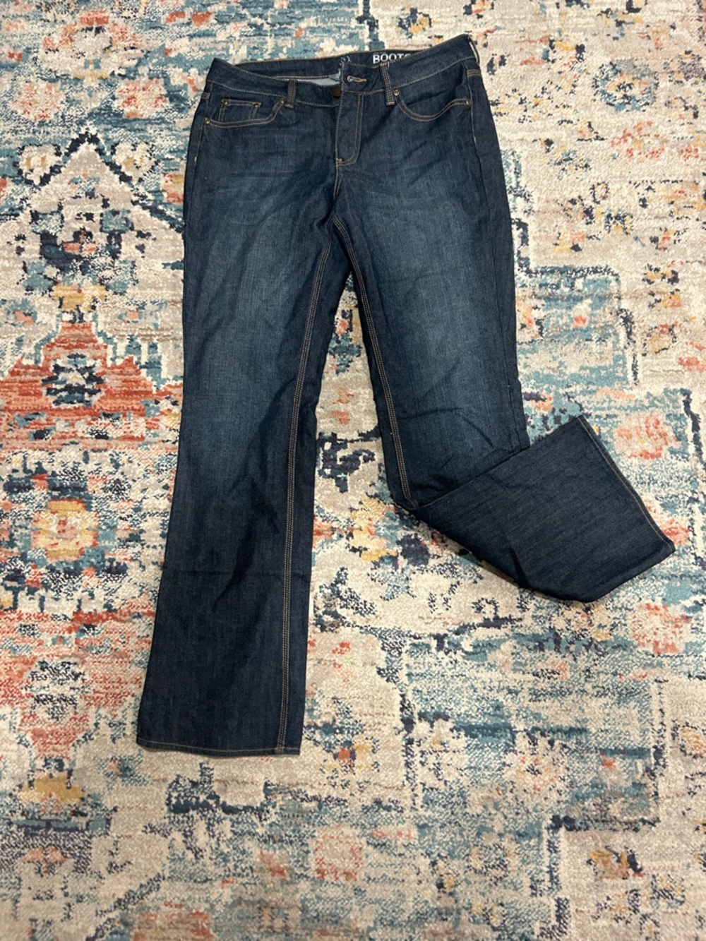 New York & Company Dark Blue Bootcut Jeans